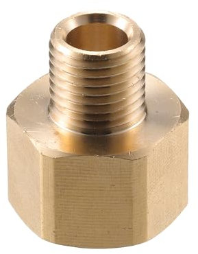 VekAuto Connecteur pour Nettoyeur Haute Pression, M22x1.5 vers M14x1.5 Mâle et Femelle, Adaptateur en Laiton pour Tuyau de Nettoyeur Haute Pression, Universel, Ton Cuivre en Laiton