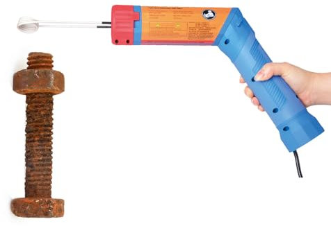 Tragbares Flammenloses AutoheizgeräT Mit 8 SpulensäTzen, Autoreparaturwerkzeug, Mutternheizung, Handheizstab FüR Lager, Werkzeug Zur Entfernung Von Rostigen Bolzen, Mit 8 Spulen,Blue-220V