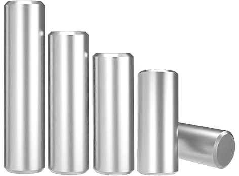 Qrity 100 Pezzi Cilindrica Perno, Cilindrica Perno Supporto in Acciaio Inox, M1,5x10mm Perno di Posizionamento, per Posizionamento e Collegamento Preciso