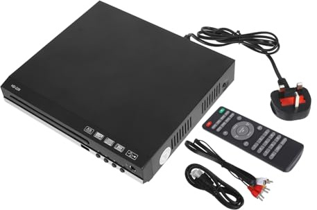 Holibanna Portable High-definition Travel Dvd Player for Tv with Multi-format Disc Playback, Compact and Lightweight Design, Abs Material, for Home and On-the-go Entertainment