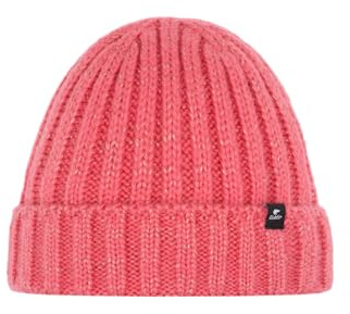 Eisbär Mütze Damen Alea - kuschlig weiche Strickmütze für Frauen - warme Damenmütze mit dezentem Glitzer Silberfaden Haube mit breitem Umschlag