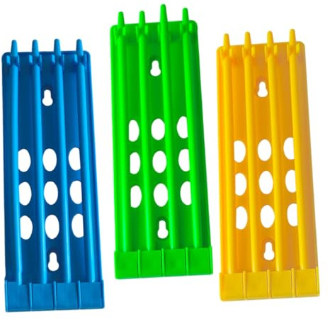 INOOMP 3 St Färgade Duvringar Hållare Plastställ för Fågelringar Stabilt och Hållbart Pigeon Ring Rack med Flera för Organiserad Förvaring Tävlingsduvans Fotringar