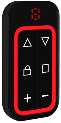 Telecomando per aprire garage, trasmettitore a 6 pulsanti, apriporta per cancelli, garage, per casa, appartamento, ingresso veicoli, sicurezza delle proprietà