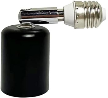 MEILVMEIJI Rallonge de support de lampe E26 E27 verticale à 90° Rotation horizontale à 360 degrés pour ampoules LED 150 W