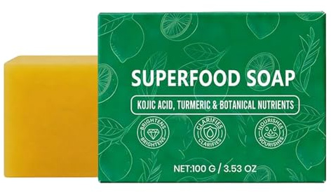 Savon Pour Le Corps 100g Nettoyant Visage Éclaircissant Fait Main | Savon en barre solide Pour la maison, , santé, hygiène ménagère, hommes, femmes, peau, douche et