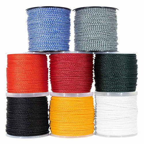 GOLBERG Hollow Braid Polypropylene Rope - Barrier Rope - Hydrophobic - Moisture & Chemical Resistant - Golf Courses, Trail Marking, Crowd Control