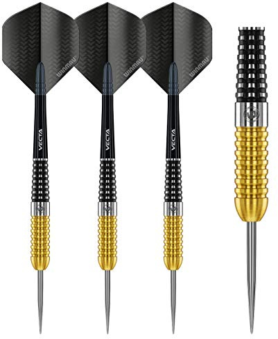 WINMAU Steve Beaton Special Edition 24 Gram Tungsten Darts with Prism Flights and Vecta Shafts (Stems)