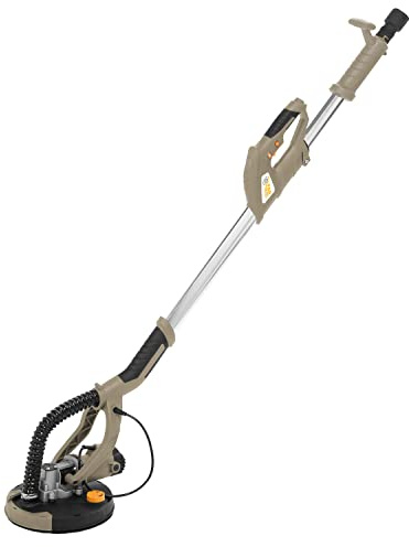 Fartools PPT 750 Ponceuse téléscopique plâtre 750W.225mm, tête orientable et inclinable, 800-1750tr/min, fixation autoagrippante, fonction angle