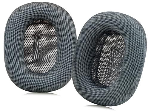 Sinowo Ear Cushions for Airpods Max Over-Ear Headphones, Earpads Replacement Covers Cups Pads with Durable Mesh Fabric,Closer to The Original (Black)