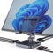 Tymyp 8 in 1 Tragbare Laptop Dockingstation, USB C HUB mit Ständer, Typ C Hub Adapter mit 4K HDMI, 2 USB-A 3.0, 100W PD, 3,5 mm Audiobuchse, SD/TF Kartenleser für Surface/USB-C-Tablets und Handys