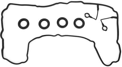 A ABSOPRO Junta De Tapa De Válvula No. 224412E000 Con Sellos De Bujía Junta De Sello De Válvula De Cabeza De Cilindro Para Hyundai Elantra 1.8L Junta De Tapa De Balancines Negra