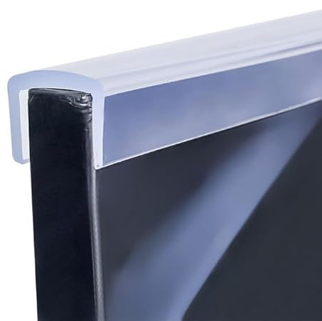 YFQYRB U Profil Sicherheitseckenschutz 300cm Transparent Kantenschutzstreifen PVC Tischkantenschutz Kantenschutzprofil Für Kühlschranks Möbel(6-7mm)