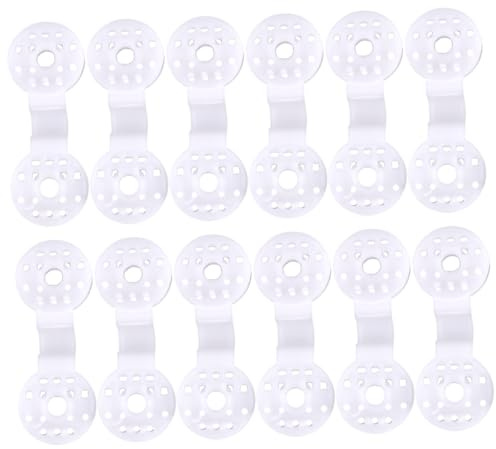 DOITOOL Lot De 50 Clips Robustes Pour Toile D'ombrage Blanche, Pinces Fixes Pour Fixation De Filet Parasol Agricole Et Serrage, Accessoires Solide Pour Protection Solaire Extérieure