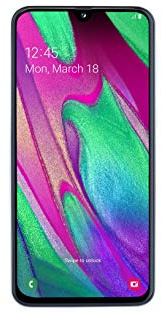 Samsung Galaxy A40 Smartphone (15.0cm (5.9 Zoll) 64GB interner Speicher, 4GB RAM, Dual SIM, White) - Deutsche Version
