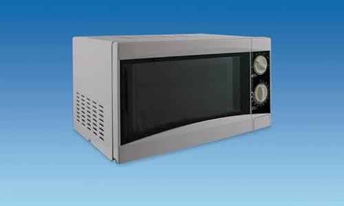 POWERPART Low Wattage Microwave Oven 17L Silver Caravan Motorhome Camper