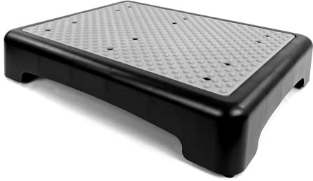 Crystals Anti Slip Step Platform Bath Step Stool Platform for Indoor and Outdoor use Mobility and Disability Aid Safety, Support Lightweight and Portable, Steady and Stable (Outdoor Half Step)