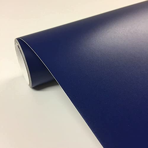 vgoltd Furniture Sticker Matt Vinyl Roll Self Adhesive Contact Paper for Kitchen Cupboards Cabinet Fridge Door Tables Drawers & Wardrobe (King Blue, 30 x 100 cm)