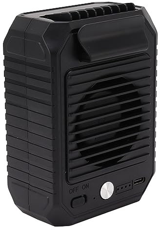 TOPINCN Ventilateur de Taille 10000mAh Rechargeable 3 Vitesse Mains Libres Ceinture Clip Ventilateur USB Portable Ventilateur Personnel Taille Clip Ventilateur pour Pêche Jardinage