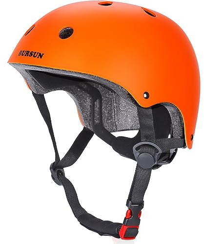 BURSUN Kinder Fahrradhelm Kinderhelm Skaterhelm für Alter 2-16 Jahre Jungen Mädchen, Kinderhelm für Fahrrad Roller Skateboard Scooter Roller Skating