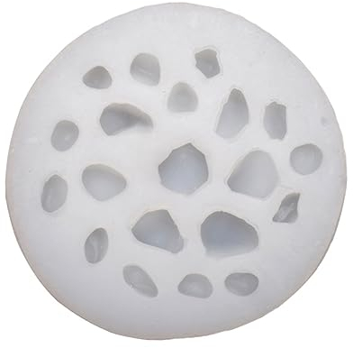 VILLCASE 1 moule en silicone pour pierre, pierres précieuses, moule en silicone, moule à pralines, moule à agate pour résine époxy, diamant, pierre précieuse, moule en résine époxy, forme sphérique