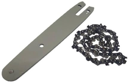 Trade Shop - Kit Barra + Catena 6 Ricambio Da 6 Pollici Per Mini Motosega A Batteria