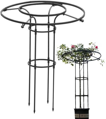 Treillis en pot pour d'intérieur en polypropylène, treillis métallique pour de vigne, tour d'escalade de fleurs, pot de treillis de parapluie, treillis de tour de grimpantes,