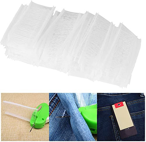 Pirce Tag Pin PP Fastening Pin for Tag Gun, Convenient for Cloth Price Tag, 10000 Pcs Black/Transparent Pin for Retail Store (50MM)