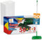Akitaink - Set Scopa catturapolvere, con 1 Manico + 50 panni Panni Di Ricambio per catturare e Intrappolare la polvere + 2 panni umidi per lavare - Pulizia Profonda e Senza Sforzo