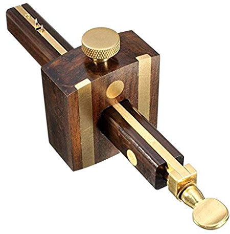 Calibro professionale per la lavorazione del legno con raschietto per legno e scriba, per lavorazione del legno di precisione
