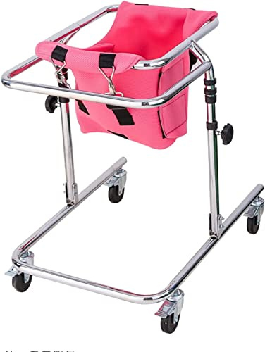 Gehbock für Senioren Stabil Rollator-Gehgestelle, Gangtrainer, Kinderrehabilitation, 4 Räder – für Kleinkinder, Kinder, Jugendliche mit besonderen Bedürfnissen, Zerebralparese – langlebig, h