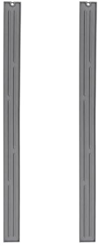 2 Pack 70x5cm Narrow Silicone Sink Splash Guard, Anti Slip Water Barrier Mat, Heat Resistant Countertop Protector for Kitchen Sink, Bathroom Vanity and Stove Gap, Grey