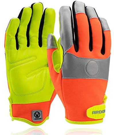 MAGNETIC Montagehandschuhe mit Magnet, Arbeitshandschuhe , DIY- und Montagehandschuhe, Ziegenleder + spandex (9 (1 Paar))