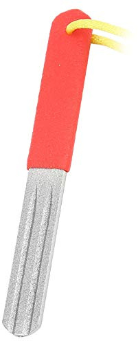 Garosa Pierre à aiguiser pour hameçon, Double Face 400/800 Grits Crochet Pierre à aiguiser Diamant, Outil d'affûtage pour hameçon, Lime de meulage pour hameçon Diamant pour la