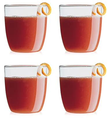 Bodum KVADRANT 4306-10T Set 4 Trinkglas, klein, 0.2 l