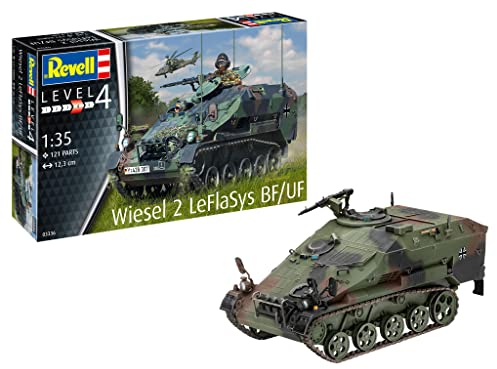 Revell Modellbau 03336 Wiesel 2 LeFlaSys BF/UF