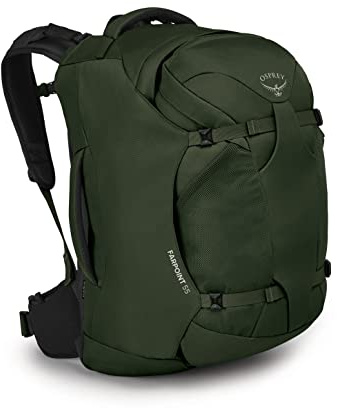 Osprey Farpoint 55L Men's Travel Backpack, Gopher Green