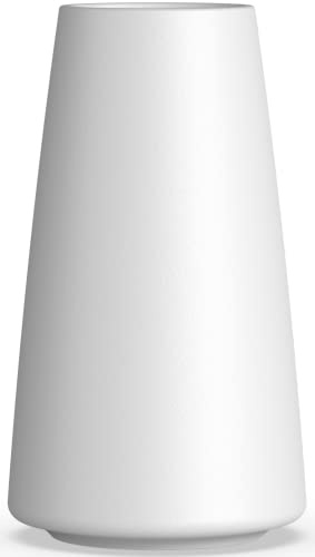 Premium Quality Large Ceramic Vase - 9 Inch Flower Vase for Home, Farmhouse, Modern, Bohemian Decor