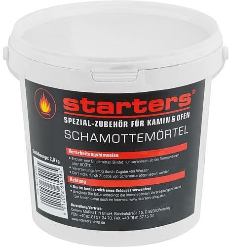 Mortier de chamotte sceau à 2 kg