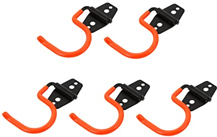 DOITOOL 5stücke Schwerlast-aufbewahrungsbügel Aus Metall Wandhaken Für Garage Keller Und Garten Zur Aufbewahrung Von Werkzeugen Schläuchen Und Besen