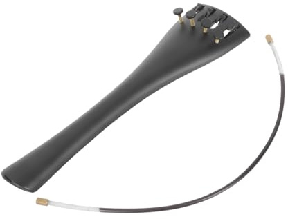 Toyvian Saitenhalter für Cello Ersatz-saitenhaltersteg Feinstimmer-saitenhalter Instrumentenzubehör Passend für Cello Schwarz