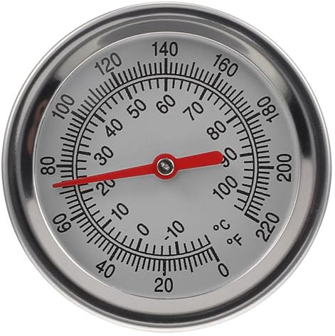 FONDOTIN 1pezzi Termometro Sonda Per Compostiera in Acciaio Inossidabile Indicatore Di Temperatura Per Terreno Strumento Di Misurazione Della Temperatura