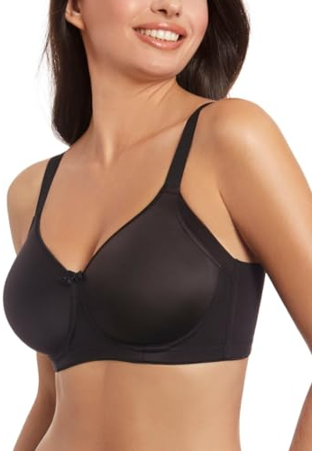 Selene Reggiseno Donna Senza Ferretto Coppa Imbottita Marla Nero, Coppa 6C