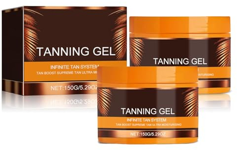 WANZHASHIWO Venva Bräunungsgel 150 g. Natürlicher Bräunungsbeschleuniger. Venva Bräunungscreme für Sonnenbänke und Bräunung im Freien
