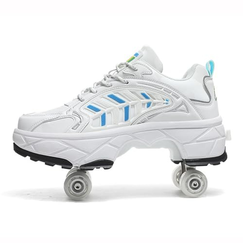 Roller Skate Schuhe, Walking Shapeshifting Schuhe, Outdoor Laufschuhe mit Rad für Erwachsene Kinder