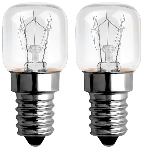 ONIX TECH 2 Pièces Ampoule Four 48x22 mm E14 15W 230/240V Max 300°C 1500 Heuresv