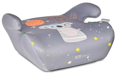 Lorelli Orion Kindersitzerhöhung 125 bis 150 cm (6-12 Jahre), Autositzerhöhung, tragbare Sitzerhöhung, Kindersitz, Autositz Erhöhungen für Kinder (Grau)