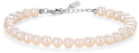 COAI Pulsera de Perlas de Mujer, Pulsera de Perlas Cultivadas de Agua Dulce