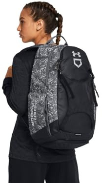 Under Armour UA Glyde Softball-Tasche für Damen, wasserabweisend, OSFM, Pitch Gray-Metallic Silber, Einheitsgröße