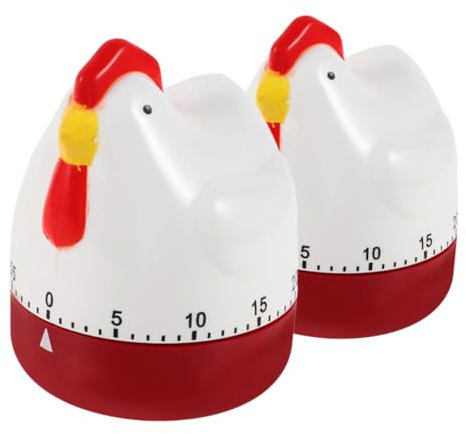 ERINGOGO 2pcs Digital Timer Clock Kitchen Timers for Cooking Baking and Steaming for Boys and Girls