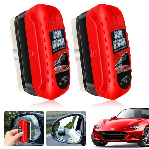 2 Piezas Automotive Oil Film Cleaning Brush, Oil Free Car Glass Brushes, Oil Film Cleaning Brush, Cepillo Limpieza Película Aceite Coche, Cepillo De Limpieza De Película De Aceite Automotriz